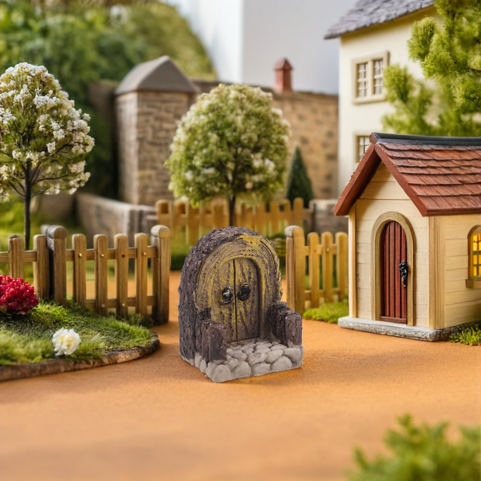 Bonsai Garden House - 2 Adet Mikro Peyzaj Dekorasyonu Minyatür